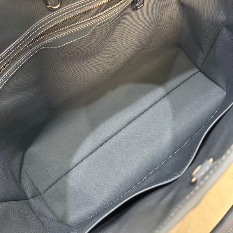 Lv 路易威登 Weekend Tote FW23系列 藍色水洗單寧托特牛仔手提單肩斜挎包-6