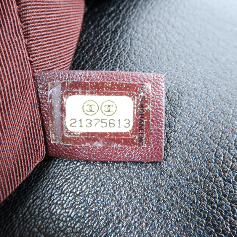 CHANEL 牛皮皮革Boy 25鏈帶肩背袋-12