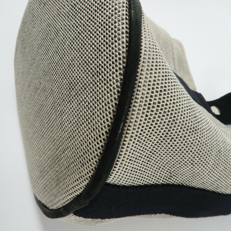 HERMES 【Hermes Fair】帆布Saxo MM銀扣手挽袋-7