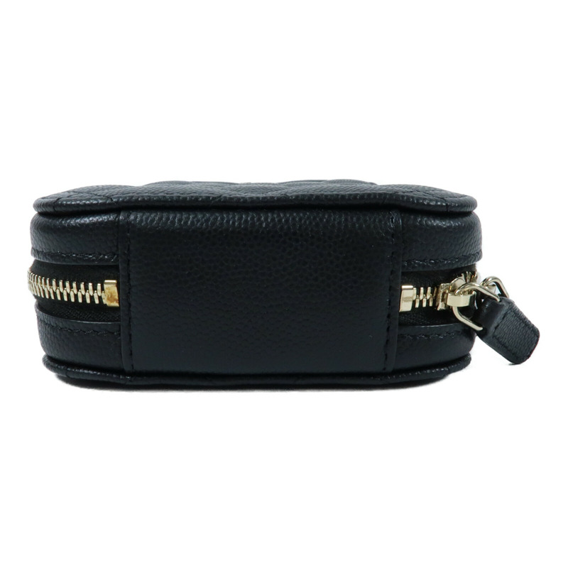 CHANEL 牛皮皮革Phone Bag金扣鏈帶肩背袋-3