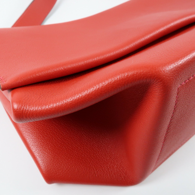 HERMES 【Hermes Fair】Novillo皮革Opli 28銀扣肩背袋Geranium/Rose Azalee-4