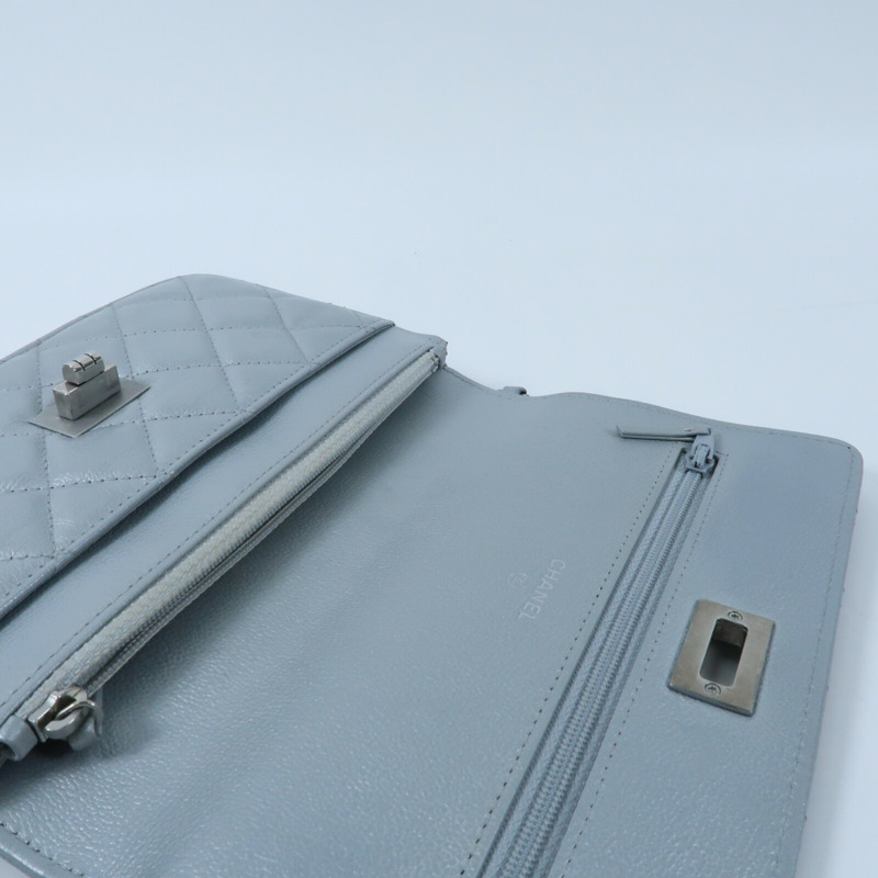 CHANEL 牛皮皮革WOC Wallet On Chain銀扣鏈帶肩背袋-10