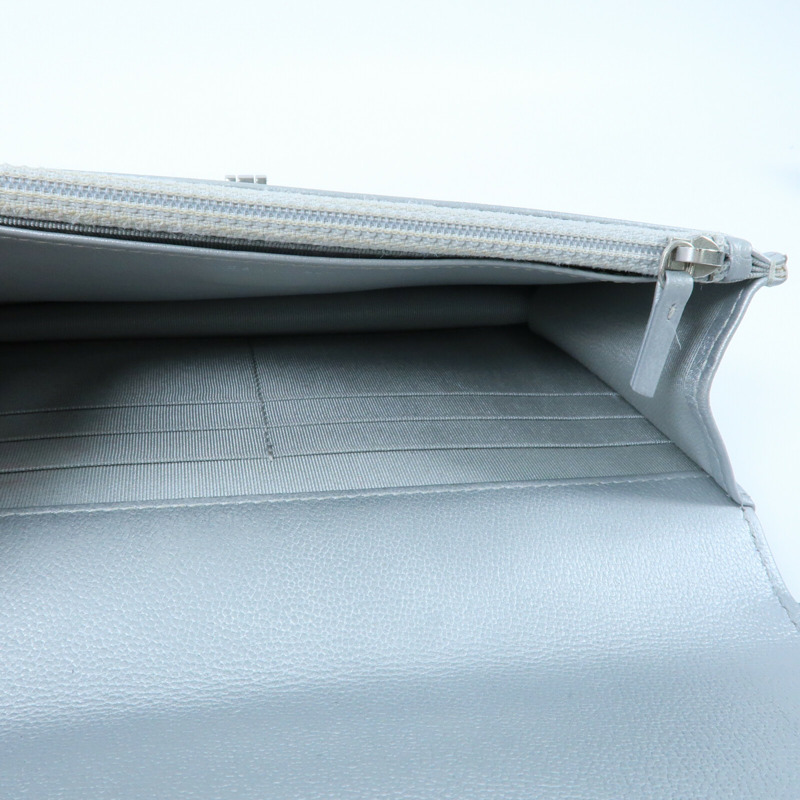 CHANEL 牛皮皮革WOC Wallet On Chain銀扣鏈帶肩背袋-11