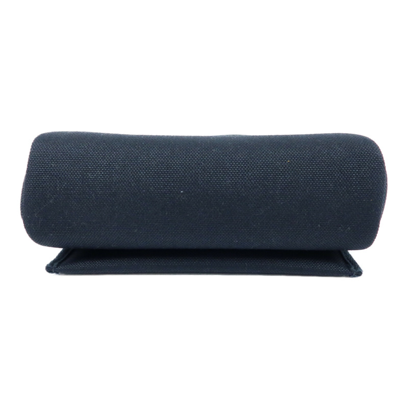 HERMES 【Hermes Fair】帆布Mini Herbag金扣肩背袋Noir-3