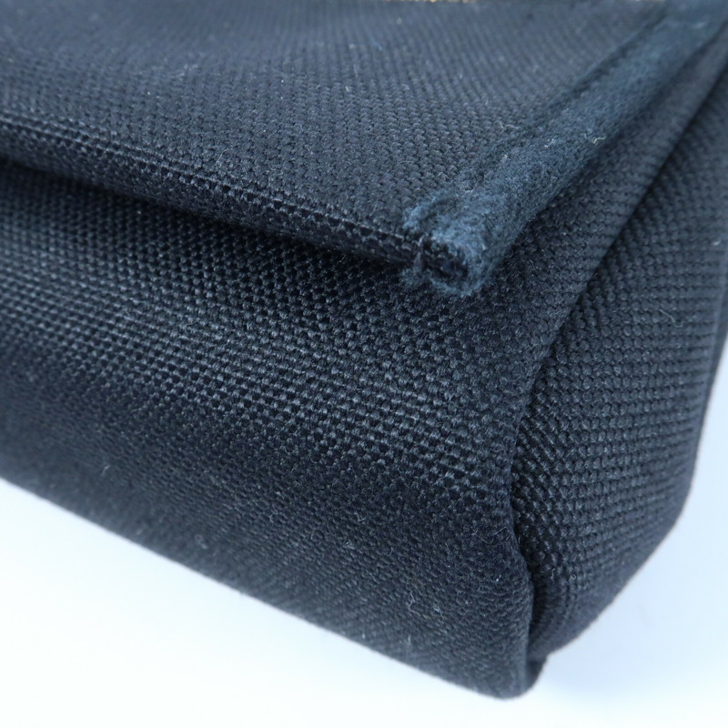 HERMES 【Hermes Fair】帆布Mini Herbag金扣肩背袋Noir-11