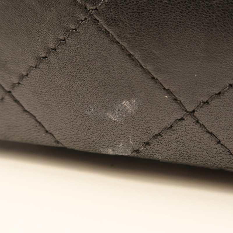 CHANEL 羊皮皮革Mini Classic 20銀扣鏈帶肩背袋-16