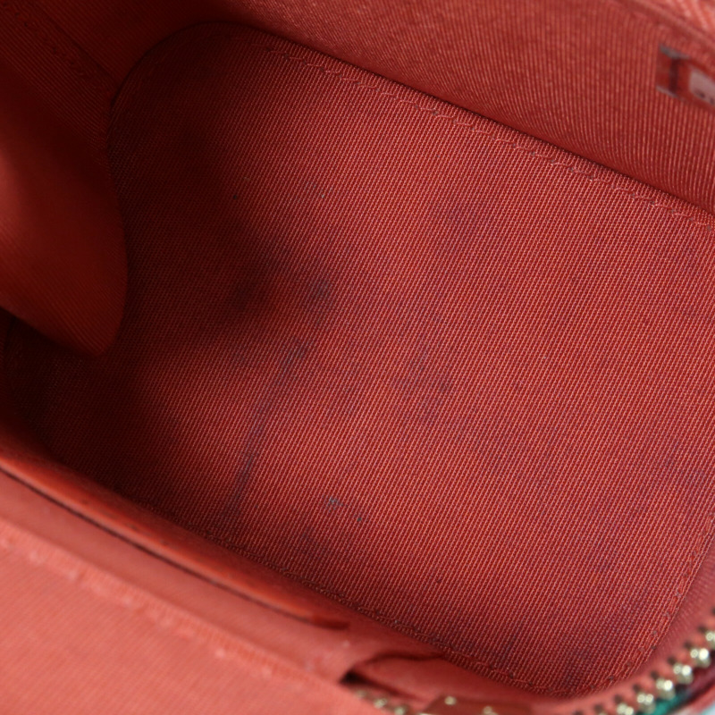 CHANEL Embroidered Thread Mini Vanity Case金扣鏈帶肩背袋-15