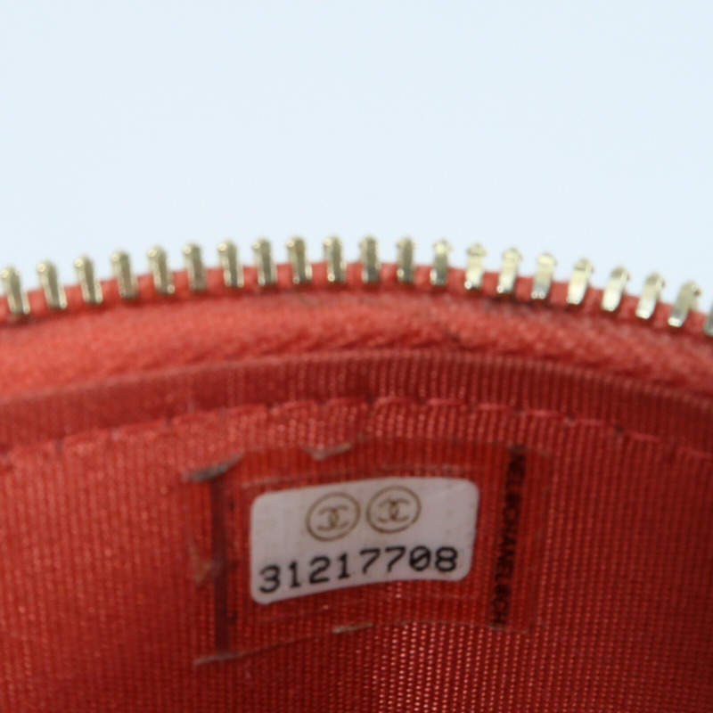 CHANEL Embroidered Thread Mini Vanity Case金扣鏈帶肩背袋-16