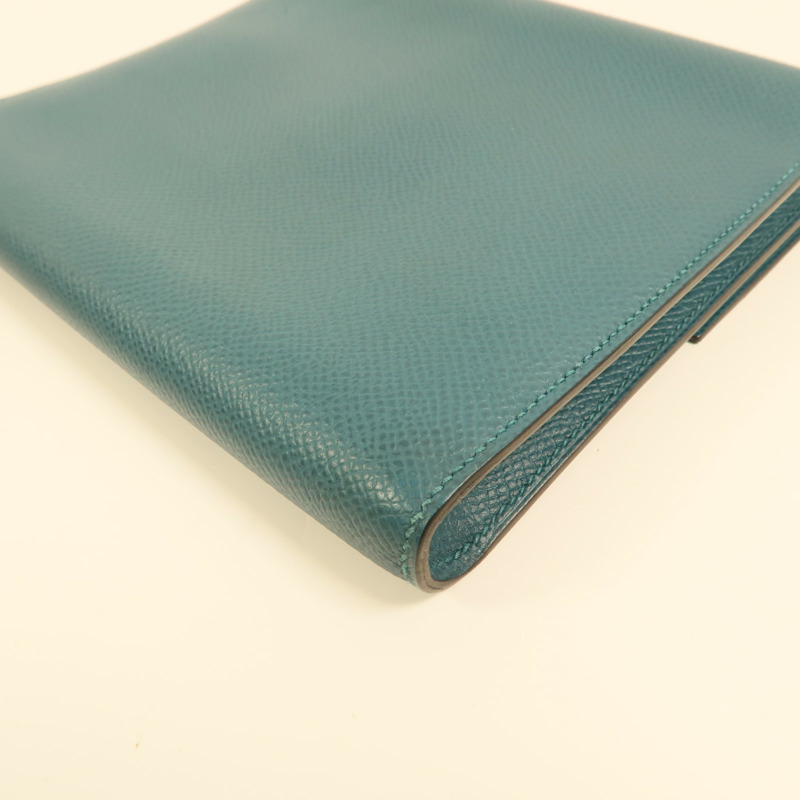 HERMES 【Hermes Fair】Epsom皮革Clic 16金扣肩背袋Malachite-11