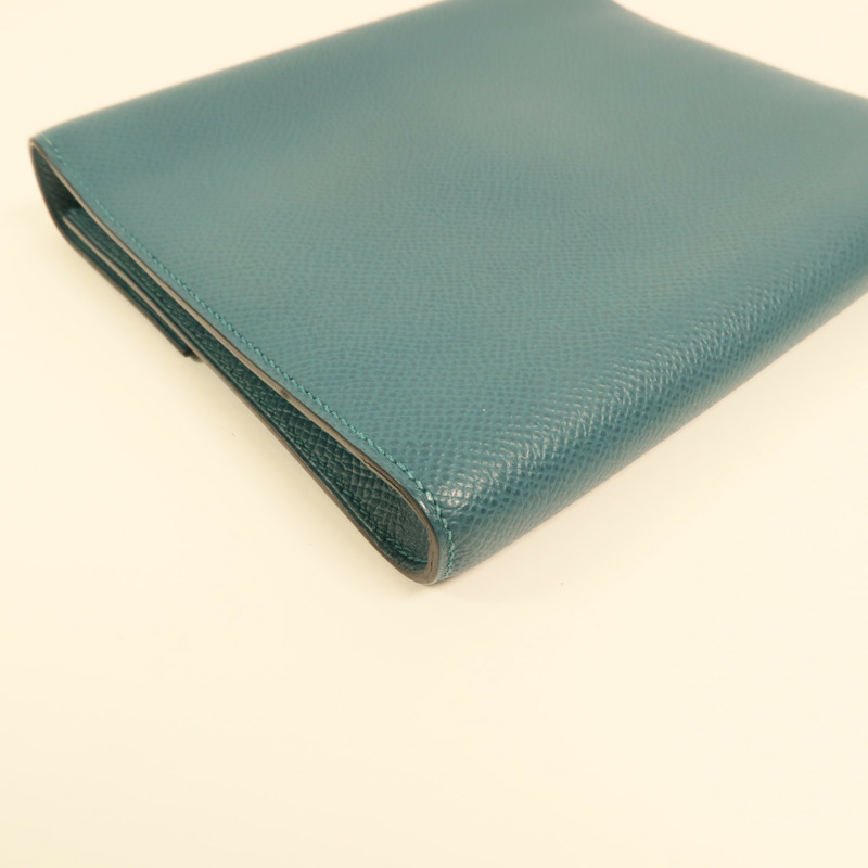 HERMES 【Hermes Fair】Epsom皮革Clic 16金扣肩背袋Malachite-12