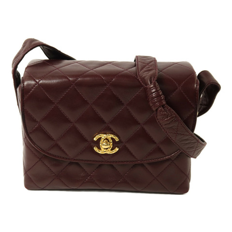 CHANEL 羊皮皮革Vintage Shoulder Bag金扣肩背袋