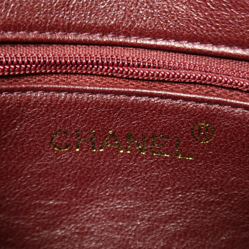 CHANEL 羊皮皮革Vintage Shoulder Bag金扣肩背袋-5