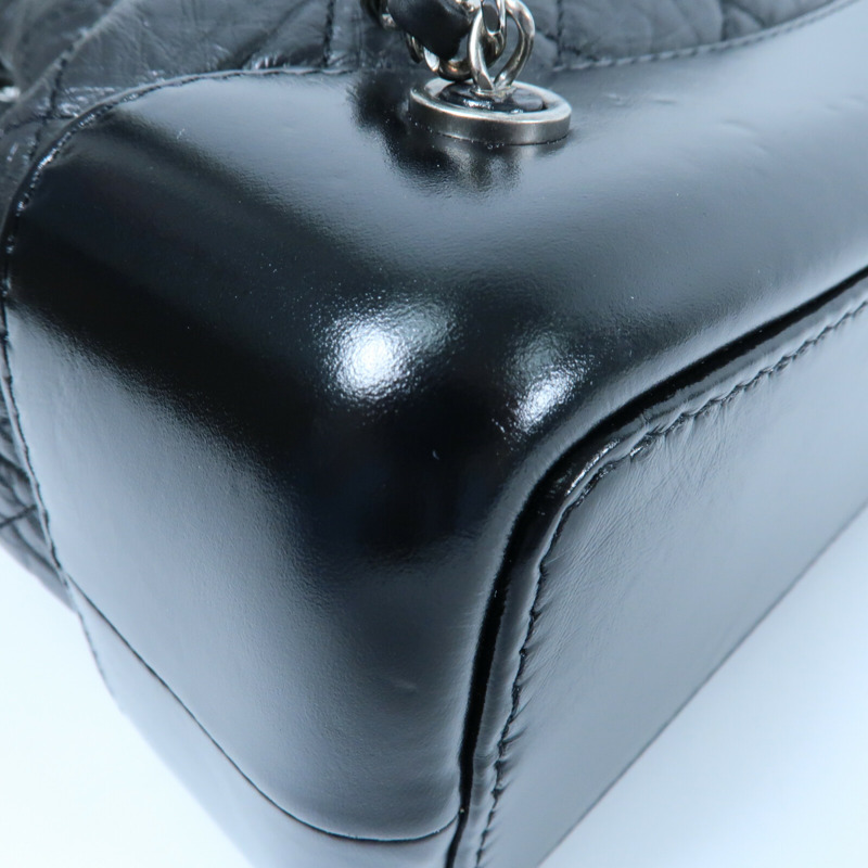 CHANEL 牛皮皮革Gabrielle Backpack鏈帶背包-6