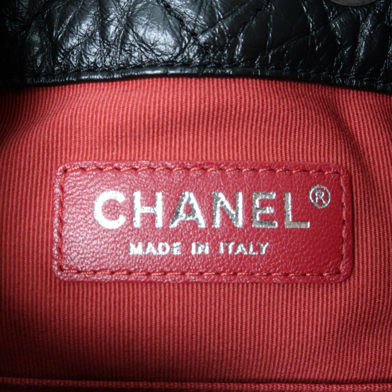 CHANEL 牛皮皮革Gabrielle Backpack鏈帶背包-10