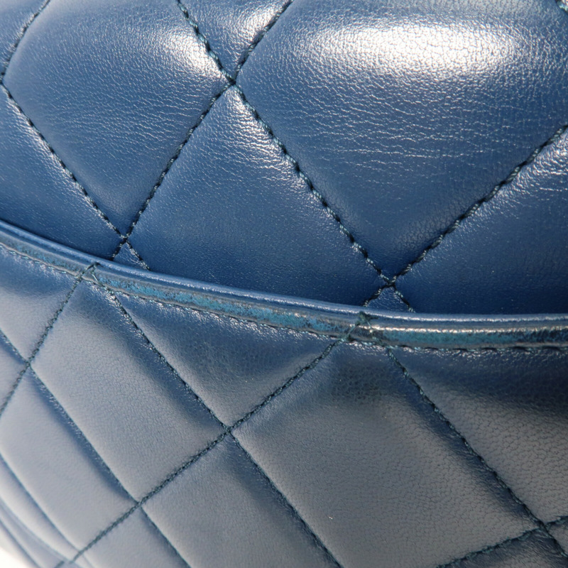 CHANEL 羊皮皮革Trendy CC金扣鏈帶手挽肩背兩用袋-3