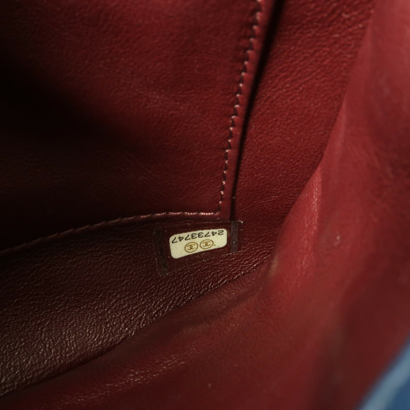 CHANEL 羊皮皮革Trendy CC金扣鏈帶手挽肩背兩用袋-17