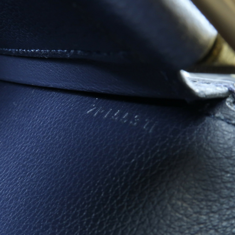 HERMES 【Hermes Fair】Evercolor皮革New Drag II金扣手挽肩背兩用袋Bleu Nuit-4