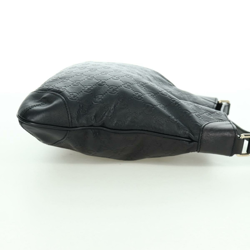 【日本直送】GUCCI Guccissima GG帆布單肩包 皮革 黑色 金色 257296 正品 YKZ027V-3