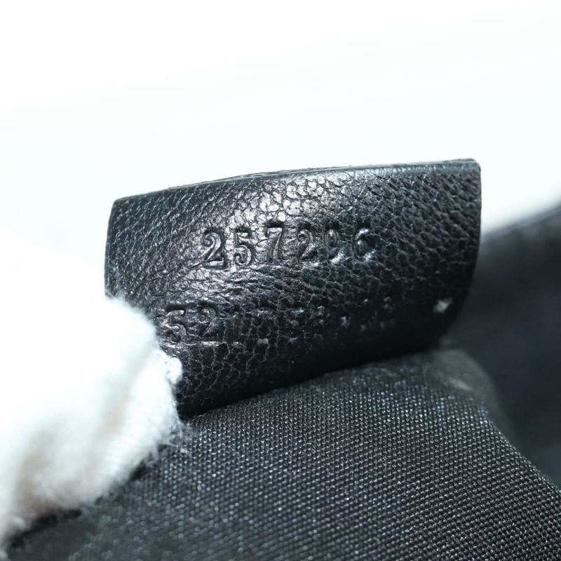 【日本直送】GUCCI Guccissima GG帆布單肩包 皮革 黑色 金色 257296 正品 YKZ027V-10