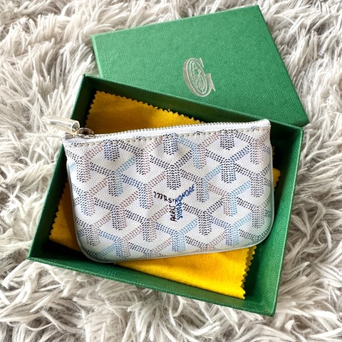 GOYARD Senat Nano 限定色 冰川藍 鑰匙 拉鍊 萬用包 零錢包