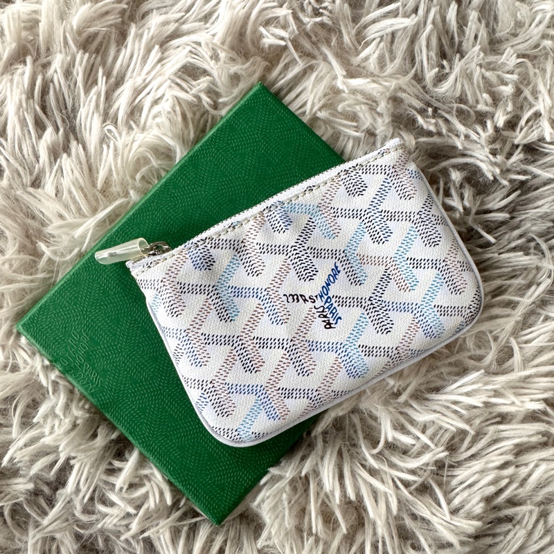 GOYARD Senat Nano 限定色 冰川藍 鑰匙 拉鍊 萬用包 零錢包-1