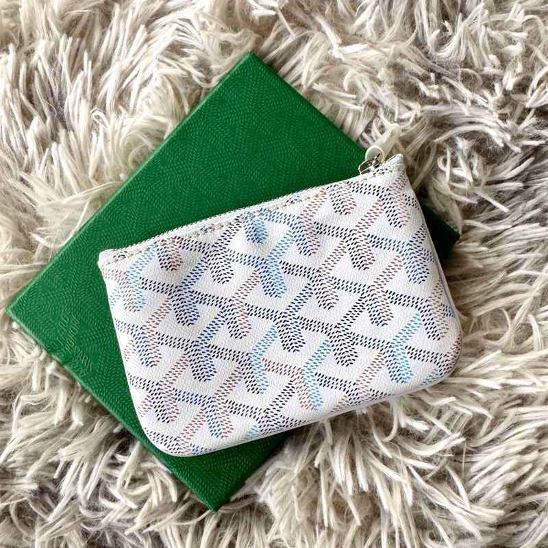GOYARD Senat Nano 限定色 冰川藍 鑰匙 拉鍊 萬用包 零錢包-2