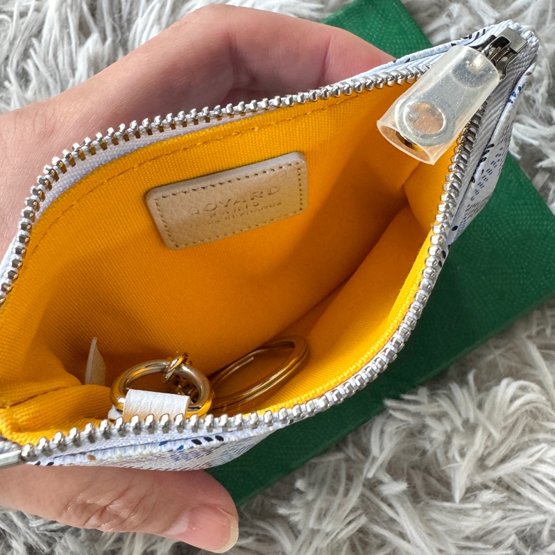 GOYARD Senat Nano 限定色 冰川藍 鑰匙 拉鍊 萬用包 零錢包-4