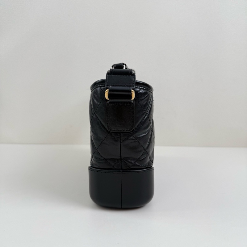 Chanel香奈兒流浪包 黑金小號-3