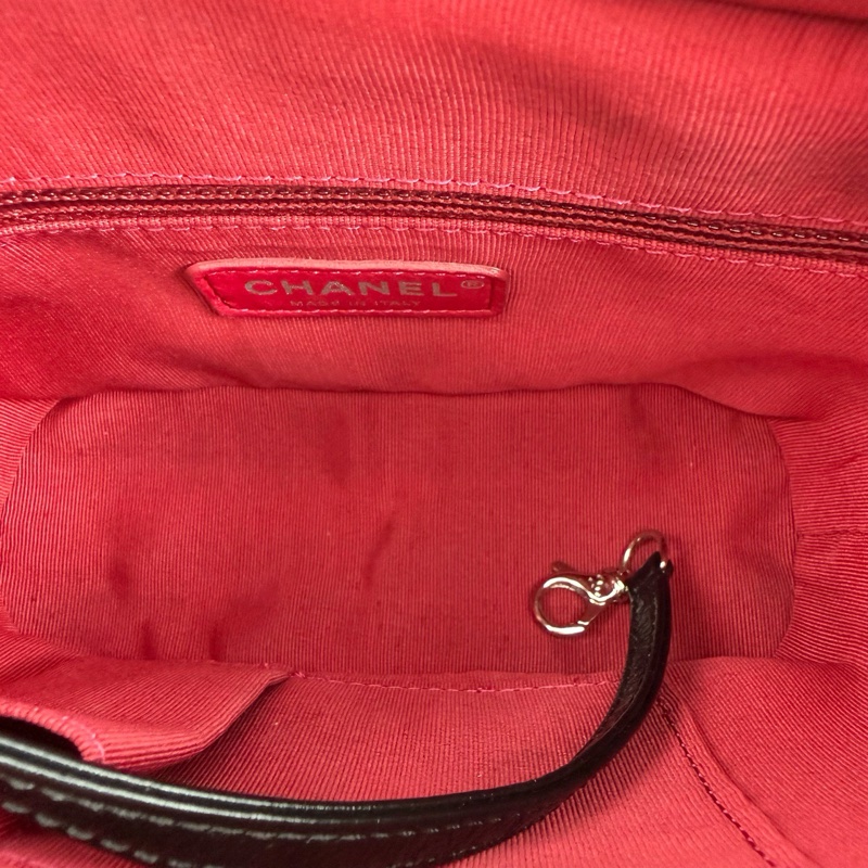 Chanel香奈兒流浪包 黑金小號-8