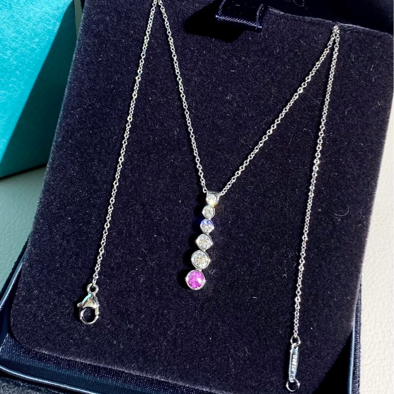 Tiffany蒂芙尼 jazz系列 六排鑽項鍊-1