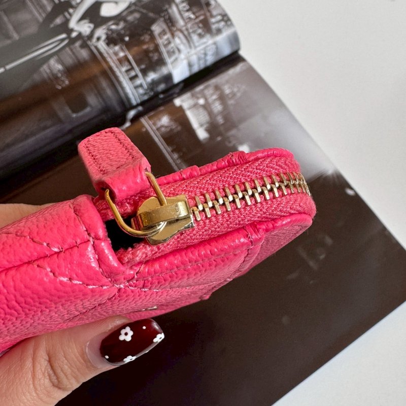 💥99成新❤️‍🔥Chanel 粉色拉鍊吐司包-3