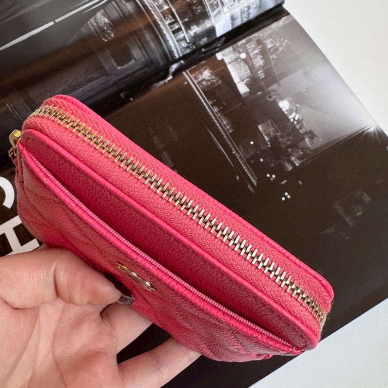 💥99成新❤️‍🔥Chanel 粉色拉鍊吐司包-5