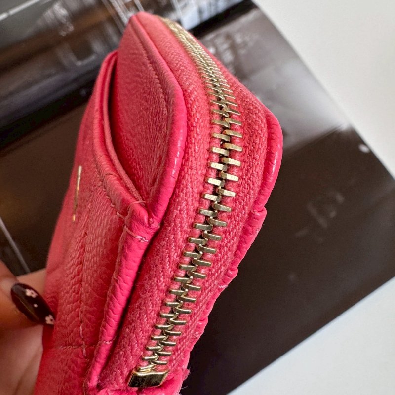 💥99成新❤️‍🔥Chanel 粉色拉鍊吐司包-6