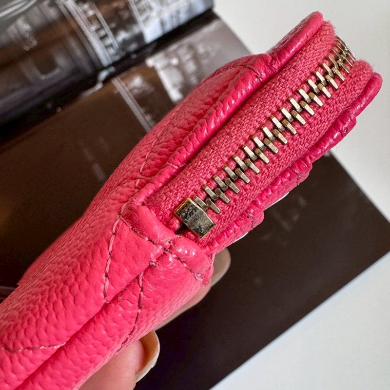 💥99成新❤️‍🔥Chanel 粉色拉鍊吐司包-9