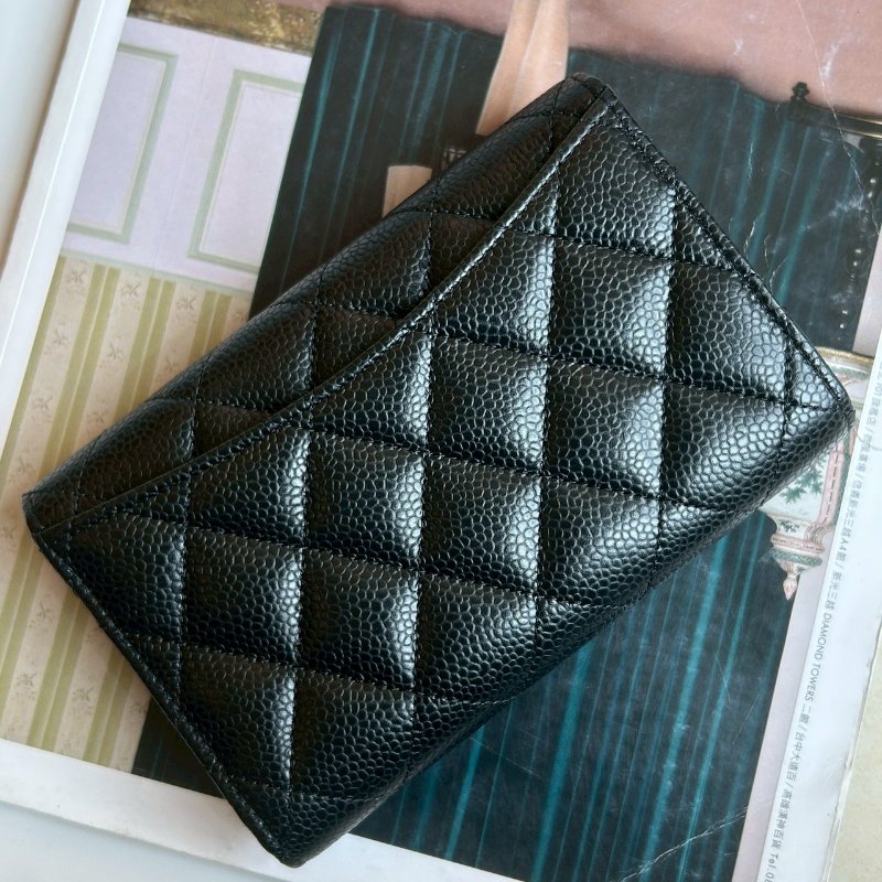 💥98成新 Chanel 人手必買荔枝皮中夾-1