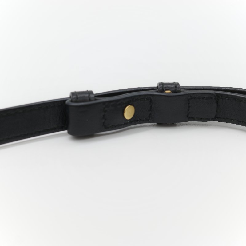 Gucci 古馳 GG Marmont 經典黑色 小牛皮 鏈條拉鍊肩背相機包-23