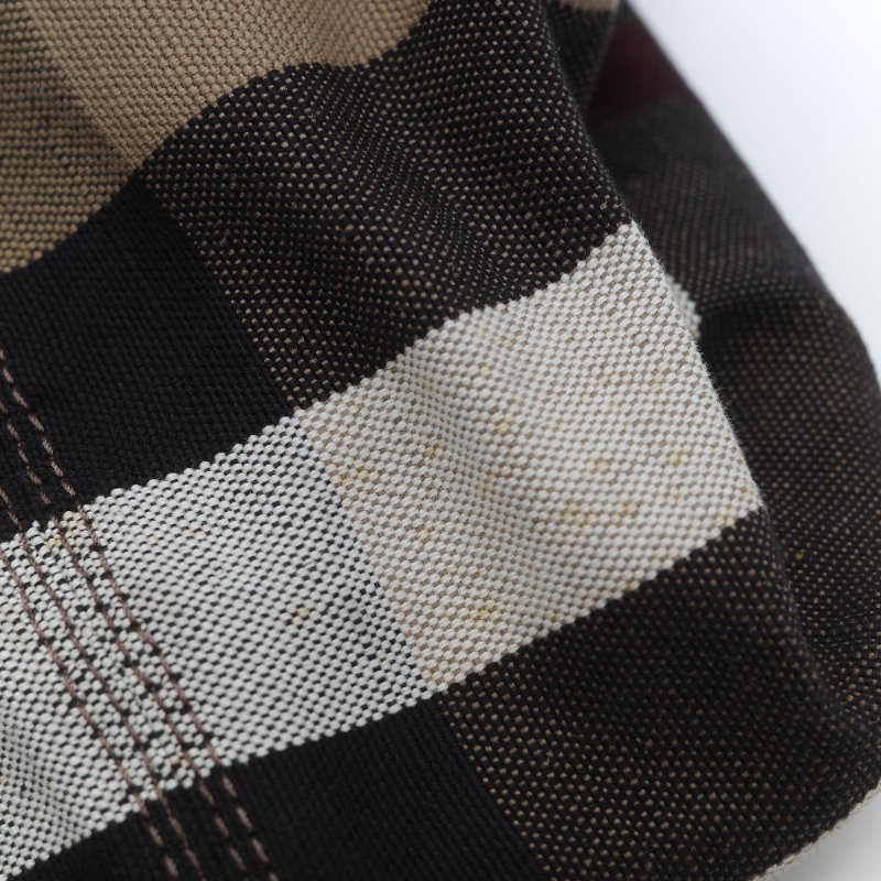 Burberry 巴寶莉 Ashby 中款 經典格紋 帆布水桶包-25