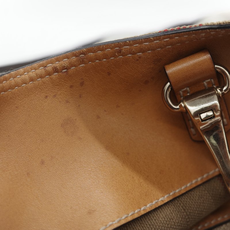 Burberry 巴寶莉 Ashby 中款 經典格紋 帆布水桶包-37