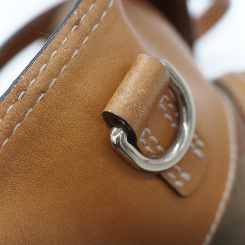 Burberry 巴寶莉 Ashby 中款 經典格紋 帆布水桶包-55