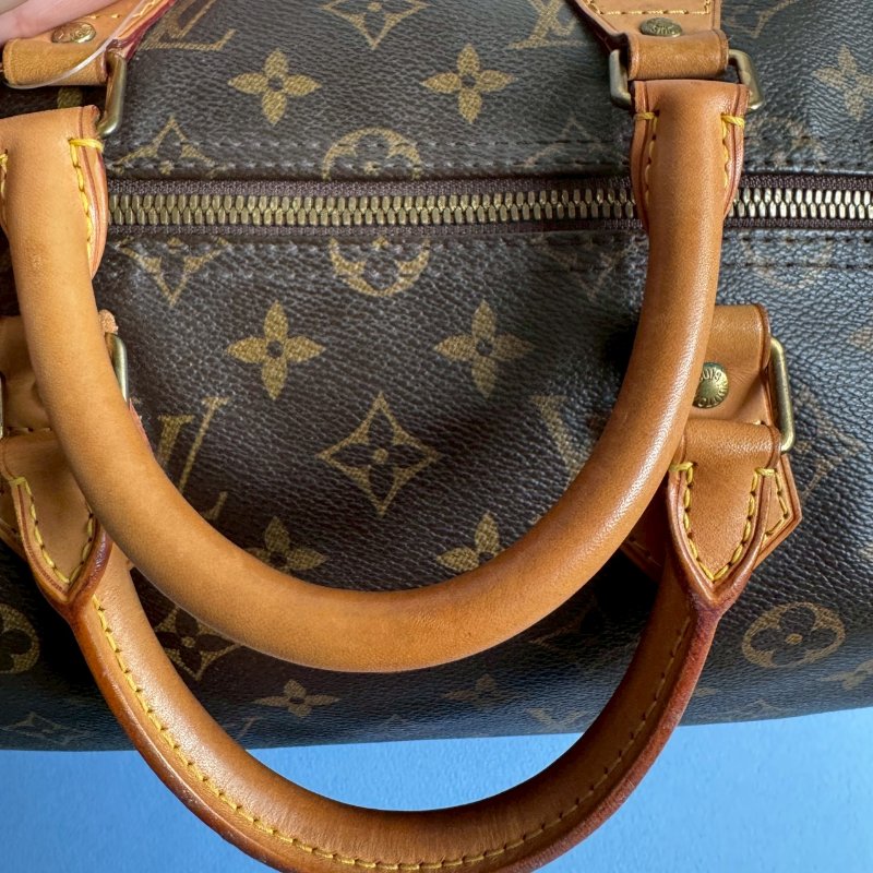 ❤️🔥經典不敗款 LV Speedy 30背帶款-27