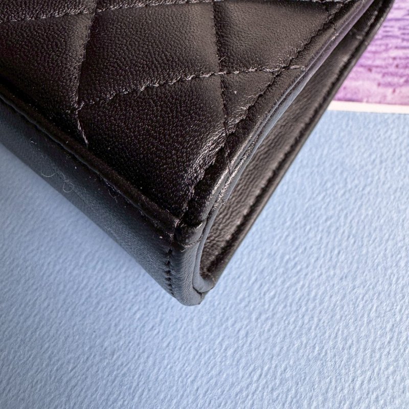 💖拍照必出片 Chanel 黑色羊皮 mini Kelly金鏈包-7