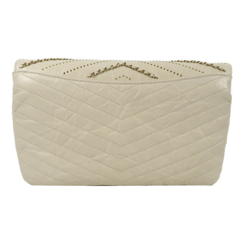 CHANEL 牛皮皮革Clutch金扣手拿包-1