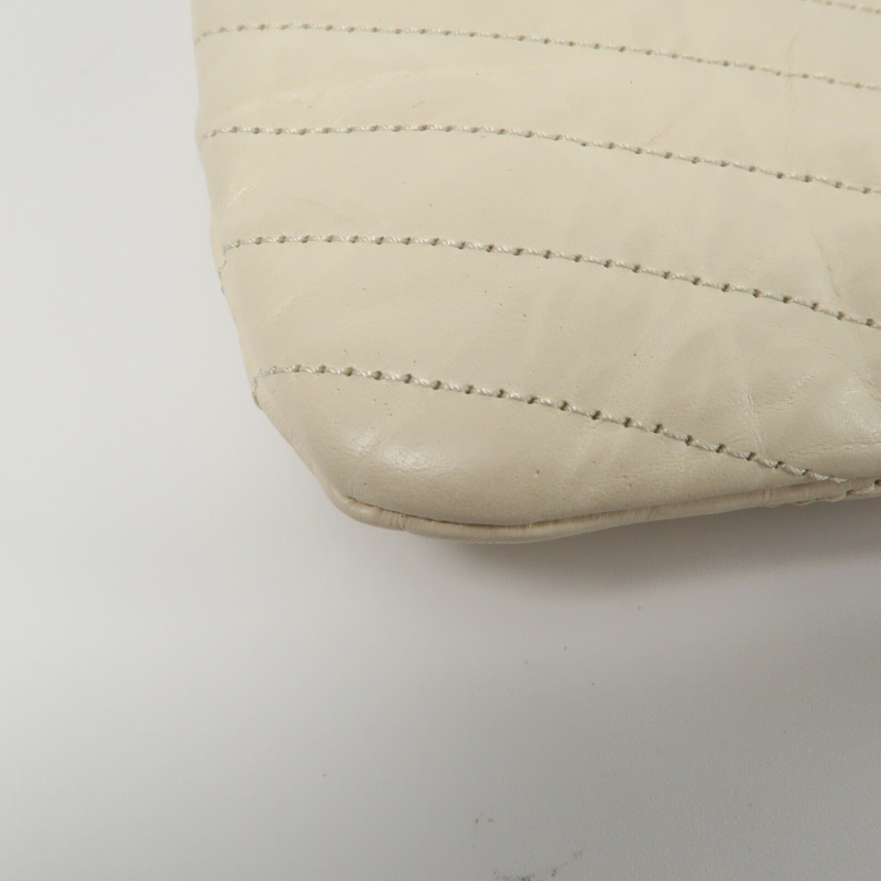 CHANEL 牛皮皮革Clutch金扣手拿包-6