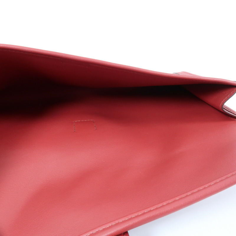 HERMES 【Hermes Fair】Swift皮革Jige Elan 29 Clutch手拿包Rouge Grenat-11