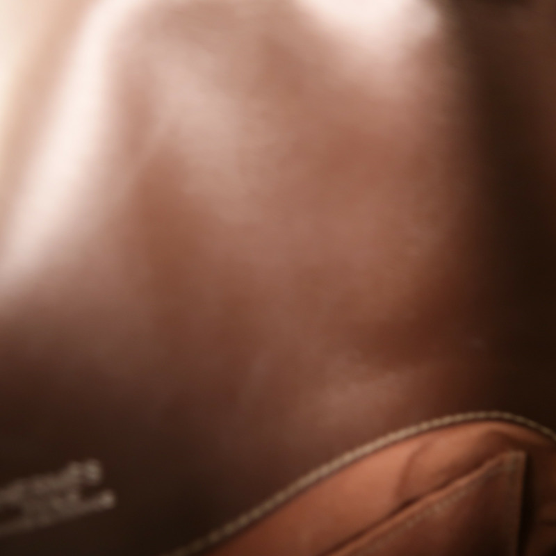 HERMES 帆布Heeboo Bag銀扣手挽袋Bordeaux-14