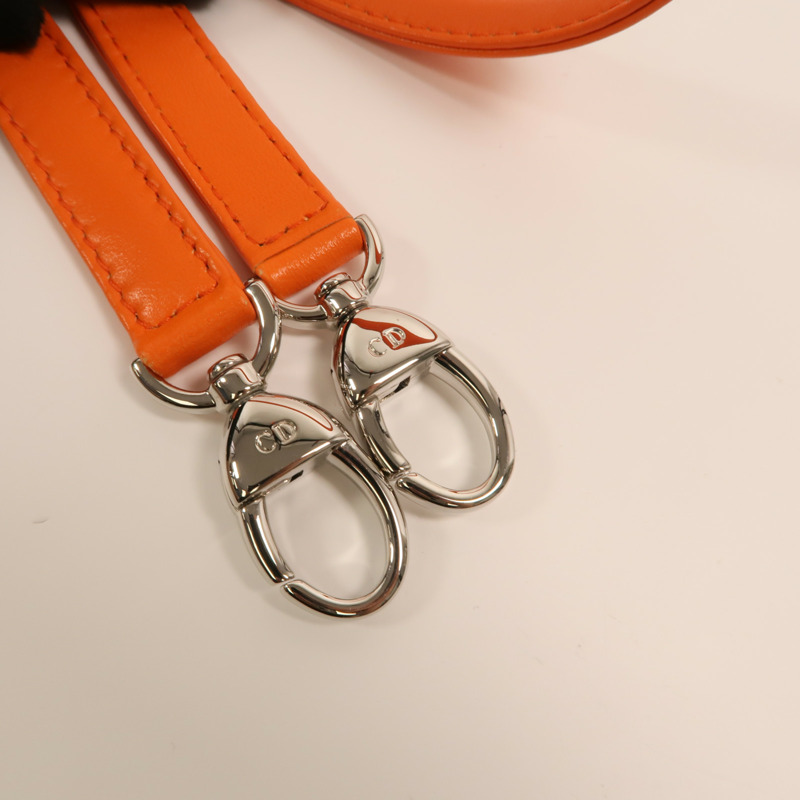 Dior 羊皮皮革Lady Dior Medium銀扣手挽肩背兩用袋-9