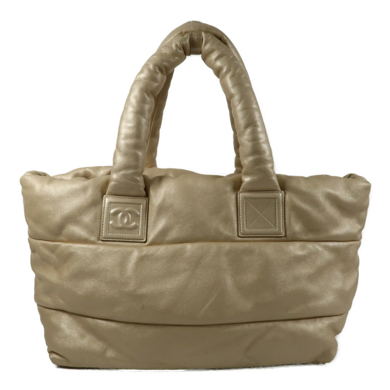 CHANEL 牛皮皮革Coco Cocoon金扣手挽袋-1