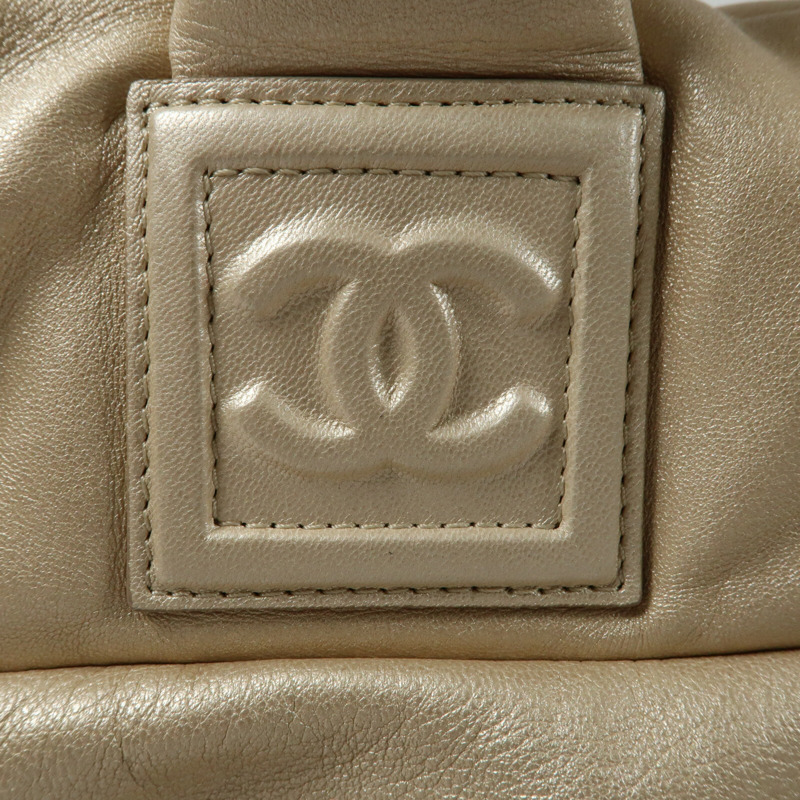 CHANEL 牛皮皮革Coco Cocoon金扣手挽袋-13