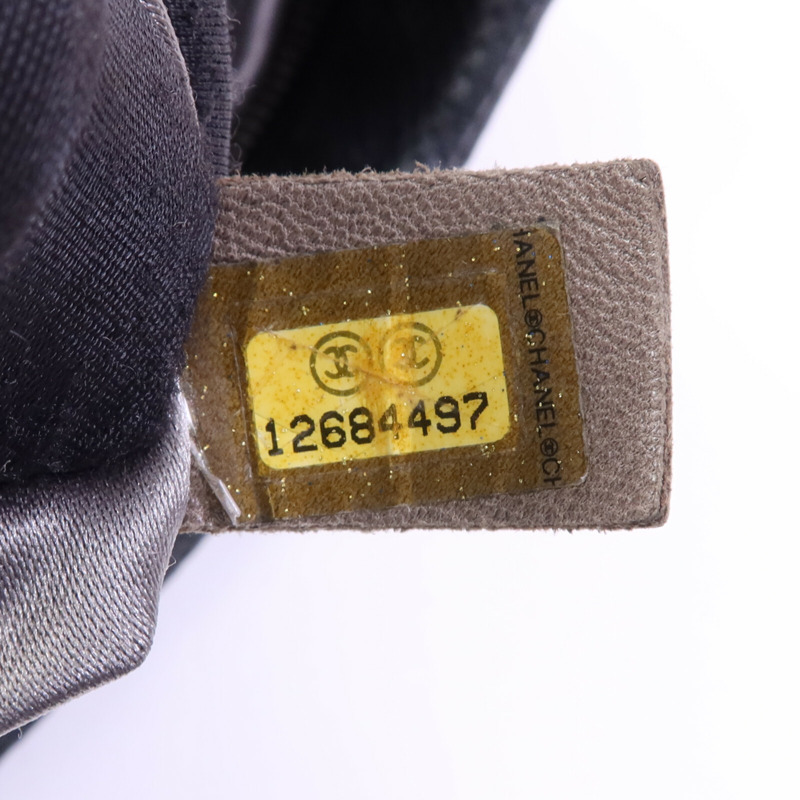 CHANEL 牛皮皮革Chain Shoulder Bag銀扣鏈帶肩背袋-7