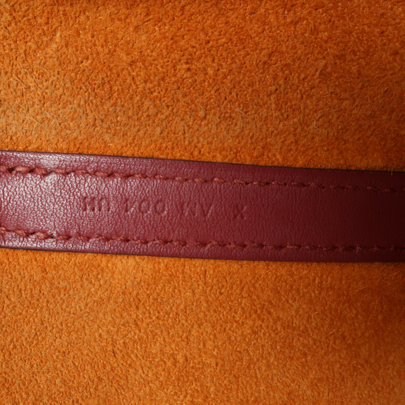 HERMES 【Hermes Fair】Clemence皮革Picotin MM銀扣手挽袋Rouge Grenade/Orange-11